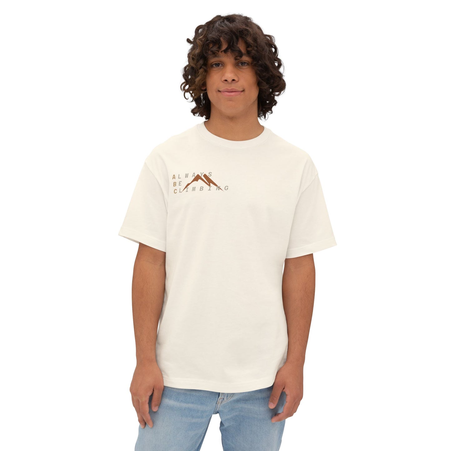 Free Solo Series — "Always Be Climbing" Oversized Boxy Tee
