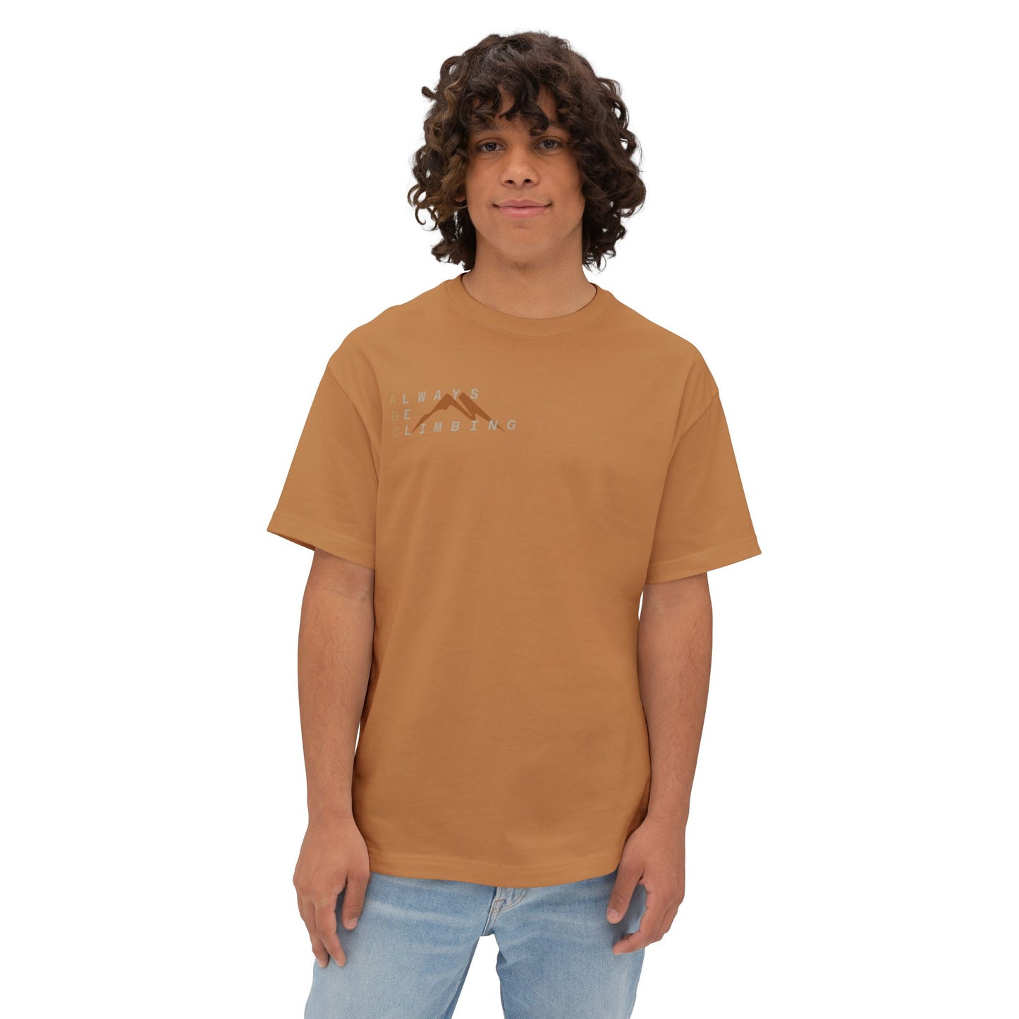 Free Solo Series — "Always Be Climbing" Oversized Boxy Tee
