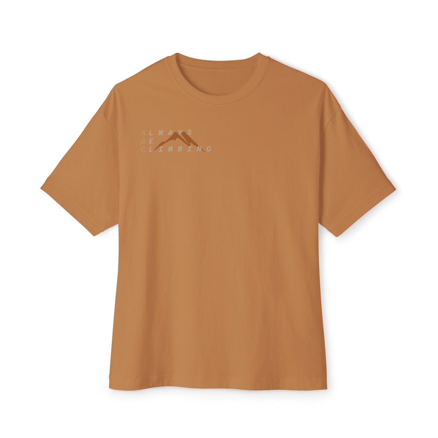 Free Solo Series — "Always Be Climbing" Oversized Boxy Tee