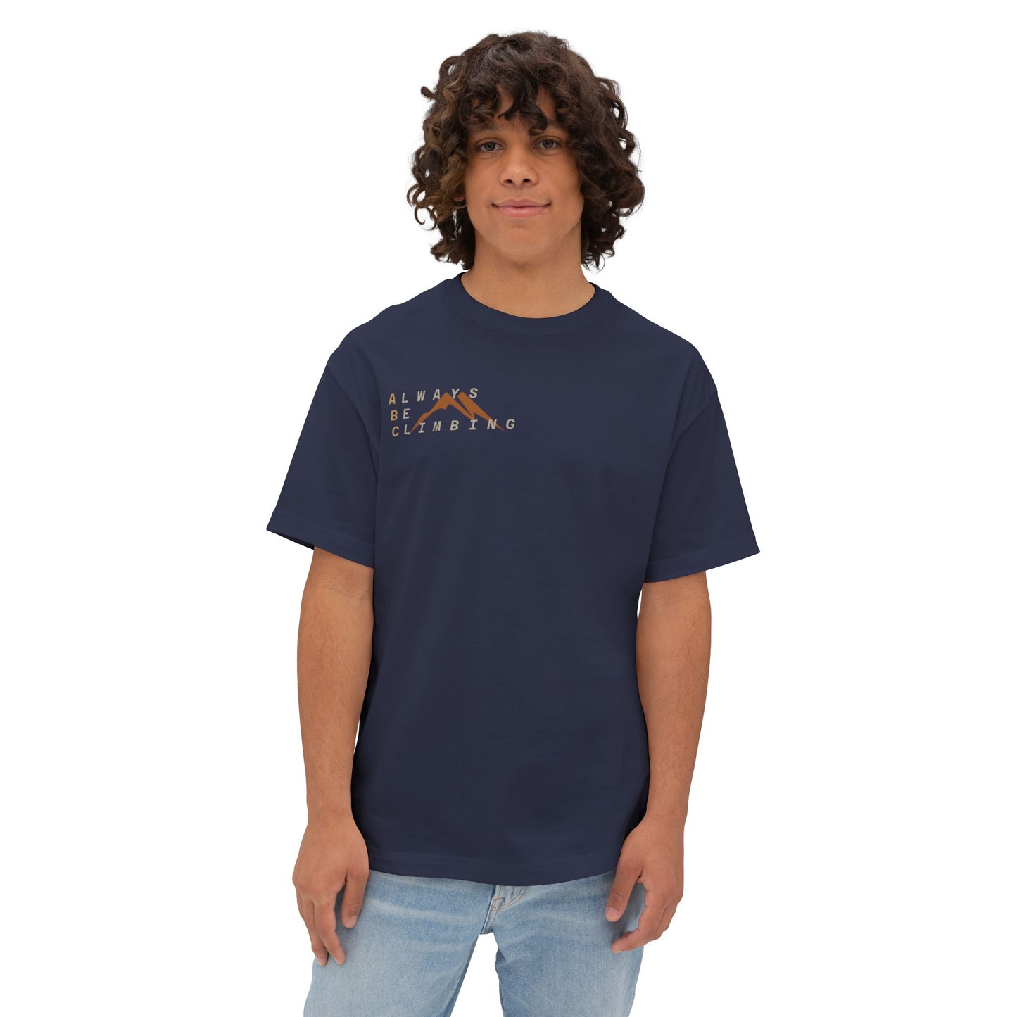 Free Solo Series — "Always Be Climbing" Oversized Boxy Tee
