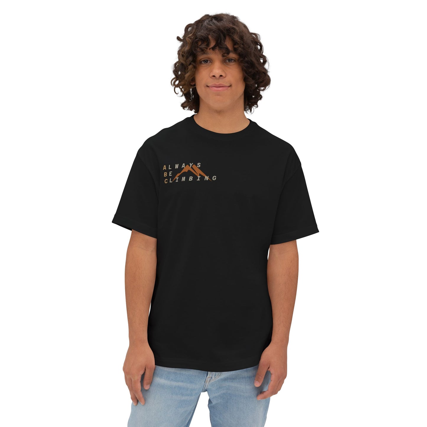 Free Solo Series — "Always Be Climbing" Oversized Boxy Tee